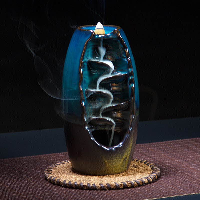 Backflow incense burner ceramic incense burner smoked