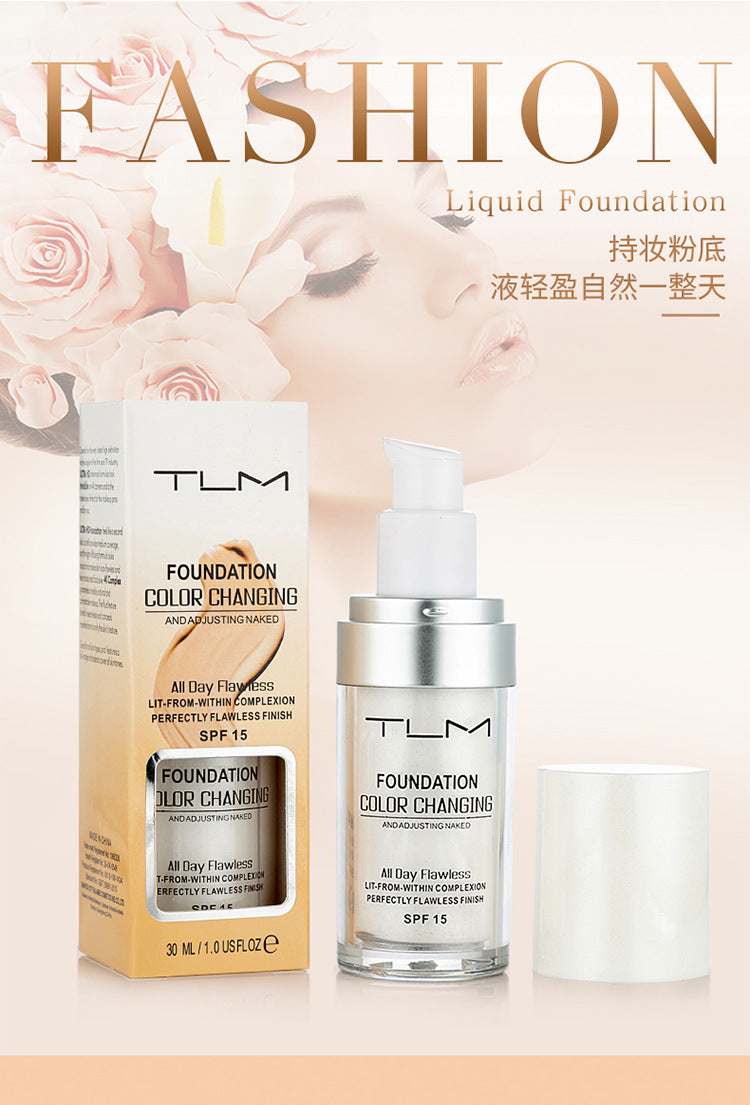 30ml Color Changing Liquid Foundation Makeup Change